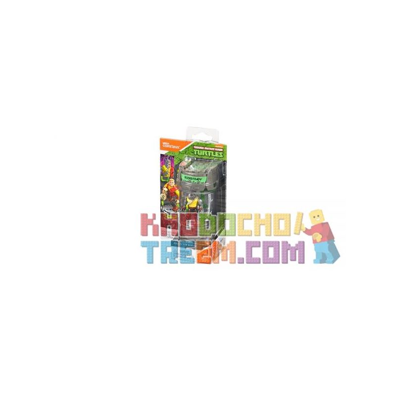 MEGA BLOKS DXF15 non  BIẾN THỂ BULLHEAD. bộ đồ chơi xếp lắp ráp ghép mô hình Teenage Mutant Ninja Turtles ROCKSTEADY™ MUTAGEN CANISTER Ninja Rùa 38 khối