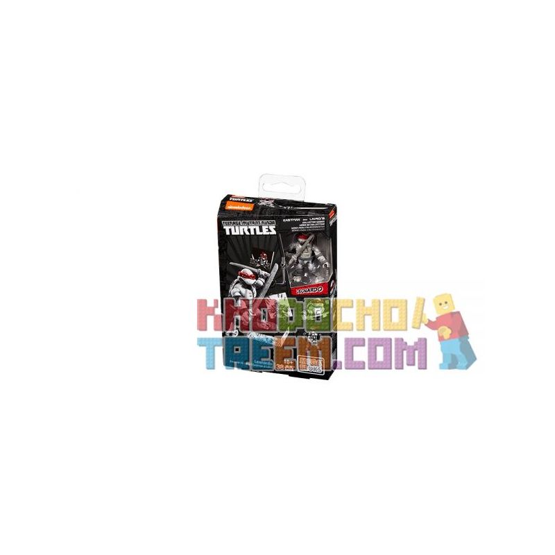 MEGA BLOKS DPD86 non  GÓI CHIẾN ĐẤU LEONARDO SAMURAI bộ đồ chơi xếp lắp ráp ghép mô hình Teenage Mutant Ninja Turtles LEONARDO™ EASTMAN & LAIRD Ninja Rùa 38 khối