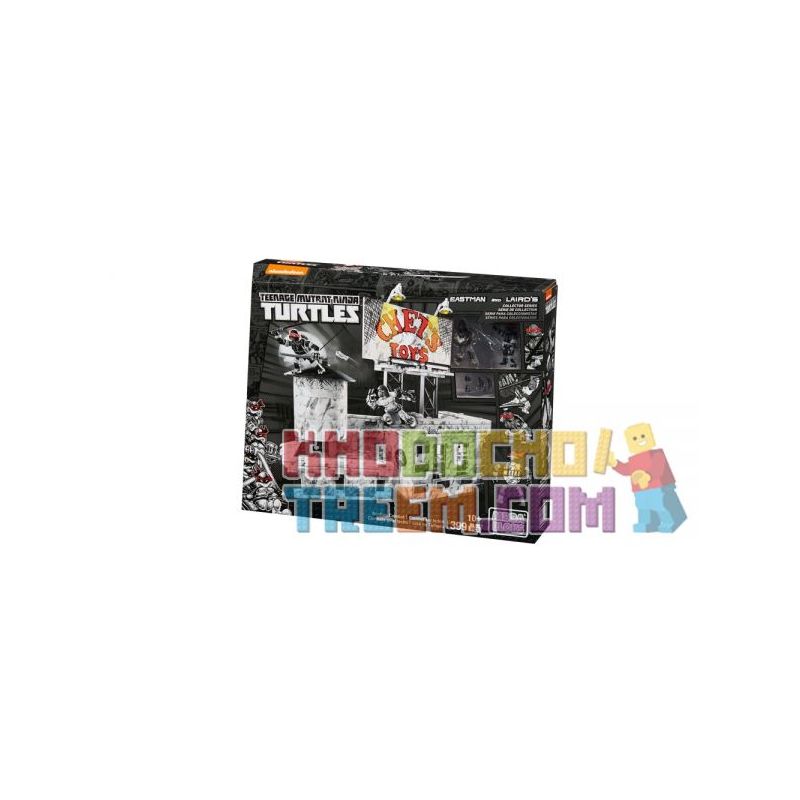 MEGA BLOKS DPD80 non  MÁI NHÀ bộ đồ chơi xếp lắp ráp ghép mô hình Teenage Mutant Ninja Turtles ROOFTOP COMBAT Ninja Rùa 399 khối