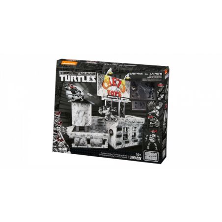MEGA BLOKS DPD80 non  MÁI NHÀ bộ đồ chơi xếp lắp ráp ghép mô hình Teenage Mutant Ninja Turtles ROOFTOP COMBAT Ninja Rùa 399 khối