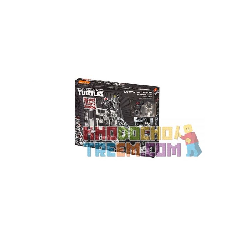 MEGA BLOKS DPD79 non  ĐƯỜNG PHỐ PHỤ THUỘC bộ đồ chơi xếp lắp ráp ghép mô hình Teenage Mutant Ninja Turtles STREET SHOWDOWN Ninja Rùa 171 khối