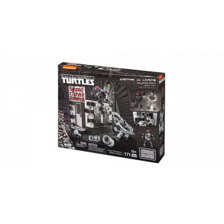 MEGA BLOKS DPD79 non  ĐƯỜNG PHỐ PHỤ THUỘC bộ đồ chơi xếp lắp ráp ghép mô hình Teenage Mutant Ninja Turtles STREET SHOWDOWN Ninja Rùa 171 khối