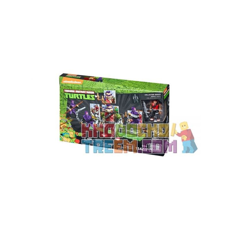 MEGA BLOKS DMW29 non  CON LỢN bộ đồ chơi xếp lắp ráp ghép mô hình Teenage Mutant Ninja Turtles BEBOP™ VILLAIN PACK Ninja Rùa 114 khối