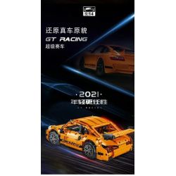 MorkModel 023024-1 023024-2 023024-3 Mork Model 023024-1 023024-2 023024-3 non  PORSCHE 911 GT 1:14 tỷ lệ 1:14 bộ đồ chơi xếp lắp ráp ghép mô hình  GT RACING Kỹ Thuật Công Nghệ Cao Mô Hình Phương Tiện 1268 khối