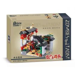 BRICKCOOL KZ703 non  QUEEN RESURRECTION. bộ đồ chơi xếp lắp ráp ghép mô hình ZOMBIES AND TAOIST 485 khối