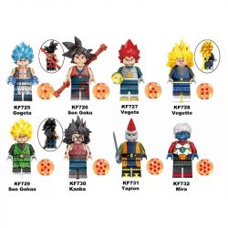 KOPF KF6069 6069 KF725 KF726 KF727 KF728 KF729 KF730 KF731 KF732 non  HÀNG TRĂM NGƯỜI 8 QI DRAGON BALL bộ đồ chơi xếp lắp ráp ghép mô hình Movie & Game Phim Và Trò Chơi