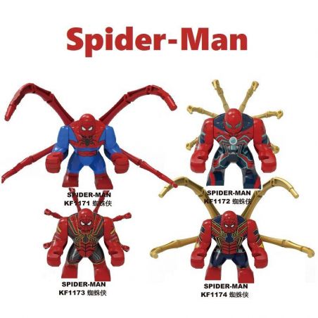 KOPF KF1171 1171 KF1172 1172 KF1173 1173 KF1174 1174 non  NGƯỜI NHỆN bộ đồ chơi xếp lắp ráp ghép mô hình Collectable Minifigures SPIDER-MAN Búp Bê Sưu Tầm