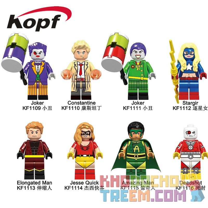 KOPF KF6081 6081 KF1109 1109 KF1110 1110 KF1111 1111 KF1112 1112 KF1113 1113 KF1114 1114 KF1115 1115 KF1116 1116 non  HÀNG TRĂM NGƯỜI 8 SIÊU ANH HÙNG bộ đồ chơi xếp lắp ráp ghép mô hình Super Heroes Siêu Nhân Anh Hùng