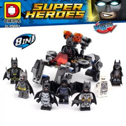 DUO LE PIN DLP9081 9081 non  BATMAN 8. bộ đồ chơi xếp lắp ráp ghép mô hình The  Batman Movie SUPER HEROES Người Dơi Bảo Vệ Gotham