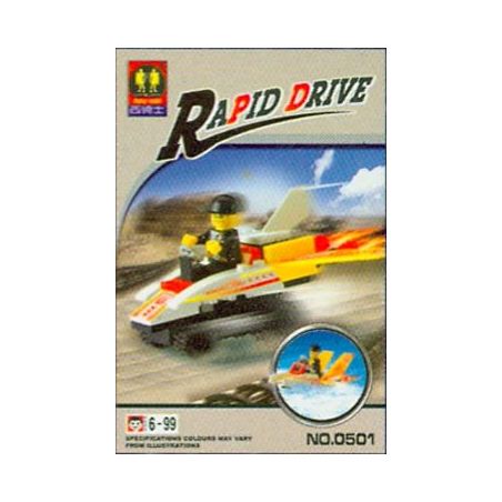 ZEPHYR KNIGHT 0501 Xếp hình kiểu  RAPID DRIVE Ổ đĩa Nhanh 