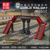 MouldKing 12008 Mould King 12008 REBRICKABLE MOC-35995 35995 MOC35995 non  ĐƯỜNG SẮT bộ đồ chơi xếp lắp ráp ghép mô hình Trains RAILROAD CROSSING Tàu Hỏa 655 khối