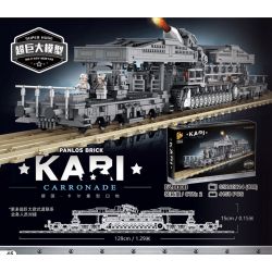 PanlosBrick 628008 Panlos Brick 628008 non  ĐỨC CARL NẶNG SILICON bộ đồ chơi xếp lắp ráp ghép mô hình Military Army KARI CARRONADE Quân Sự Bộ Đội 4158 khối