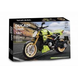 K BOX 10212 non  DUCADI. bộ đồ chơi xếp lắp ráp ghép mô hình  DUCATI DIAVEL1260 LAMBORGHINI Kỹ Thuật Công Nghệ Cao Mô Hình Phương Tiện 1018 khối