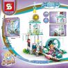SHENG YUAN SY 1576 non  BĂNG VÀ TUYẾT TRÔI bộ đồ chơi xếp lắp ráp ghép mô hình S-GIRLS 386 khối