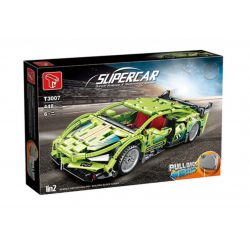 BRUCCO BLK-082 BLK-081 BLK-080 JIQILE 48004 STEEL WILL PLAY 22004 22005 TA GAOLE T3007 3007 T3047 3047 T3040 3040 non  LAMBORGHINI BACK CAR. bộ đồ chơi xếp lắp ráp ghép mô hình  SUPERCAR Kỹ Thuật Công Nghệ Cao Mô Hình Phương Tiện 448 khối