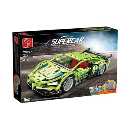 BRUCCO BLK-082 BLK-081 BLK-080 JIQILE 48004 STEEL WILL PLAY 22004 22005 TA GAOLE T3007 3007 T3047 3047 T3040 3040 non  LAMBORGHINI BACK CAR. bộ đồ chơi xếp lắp ráp ghép mô hình  SUPERCAR Kỹ Thuật Công Nghệ Cao Mô Hình Phương Tiện 448 khối