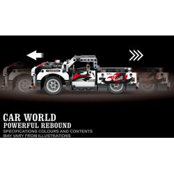 TA GAOLE T3002 3002 non  PICKUP TRẮNG bộ đồ chơi xếp lắp ráp ghép mô hình  ROAD KING Kỹ Thuật Công Nghệ Cao Mô Hình Phương Tiện 452 khối