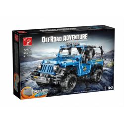 TA GAOLE T2002 2002 non  LỰC LƯỢNG CHĂN NUÔI XE JEEP TRỞ LẠI bộ đồ chơi xếp lắp ráp ghép mô hình  OFFROAD ADVENTURE Kỹ Thuật Công Nghệ Cao Mô Hình Phương Tiện 876 khối