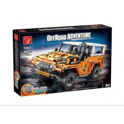 TA GAOLE T2001 2001 non  TOYOTA J40. bộ đồ chơi xếp lắp ráp ghép mô hình  OFFROAD ADVENTURE Kỹ Thuật Công Nghệ Cao Mô Hình Phương Tiện 880 khối