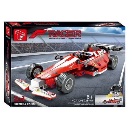 TA GAOLE T1003 1003 non  PHƯƠNG TRÌNH HẠNG NHẤT ĐUA XE TRỞ LẠI bộ đồ chơi xếp lắp ráp ghép mô hình  FORMULA RACING Kỹ Thuật Công Nghệ Cao Mô Hình Phương Tiện 228 khối