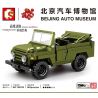 SEMBO 705700 non  XE OFF-ROAD BẮC KINH J212 TẠI (1974) bộ đồ chơi xếp lắp ráp ghép mô hình Creator BJ212 LIGHT OFF ROAD VEHICLE Sáng Tạo 662 khối