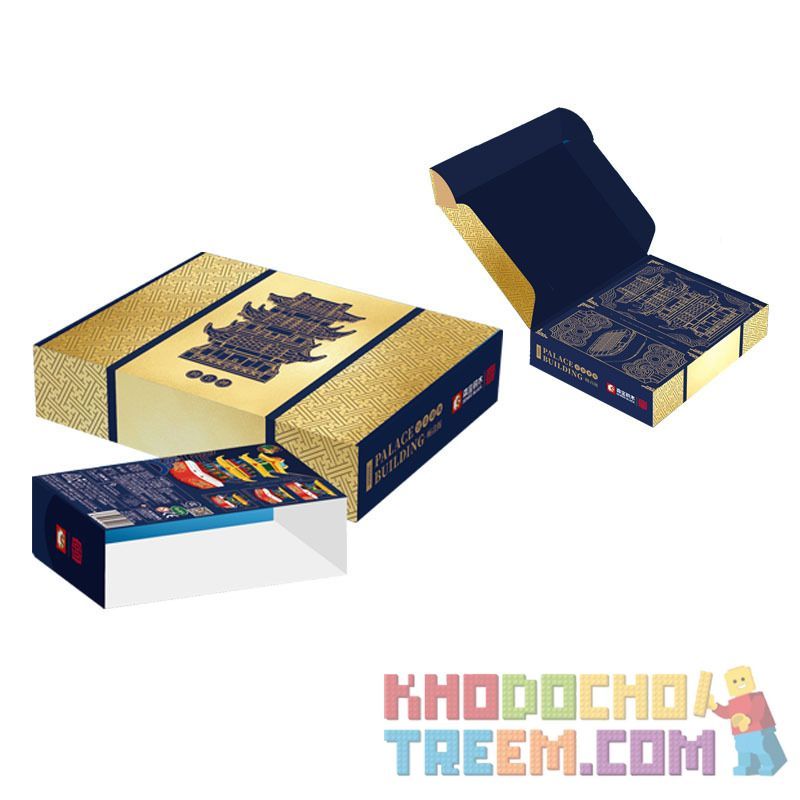 SEMBO 608005 non  GIỐNG bộ đồ chơi xếp lắp ráp ghép mô hình Architecture PALACE BUILDING Công Trình Kiến Trúc 434 khối