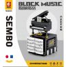 SEMBO 708600 non  LOA BLUETOOTH PIANO bộ đồ chơi xếp lắp ráp ghép mô hình BLOCK MUSIC