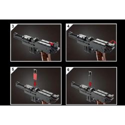 MouldKing 14011 Mould King 14011 non  MESSER C96. bộ đồ chơi xếp lắp ráp ghép mô hình Gun MAUSER C96 Súng 368 khối