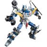 Enlighten 41104 Qman 41104 non  6 SỰ KẾT HỢP CỦA CHIẾN TRANH PHANTOM bộ đồ chơi xếp lắp ráp ghép mô hình Transformers PHANTON COP Robot Đại Chiến Người Máy Biến Hình 453 khối