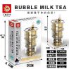 HJLEPIN HJ88002 88002 non  TRÀ SỮA bộ đồ chơi xếp lắp ráp ghép mô hình Creator Expert BUBBLE MILK TEA Chuyên Gia Sáng Tạo 448 khối