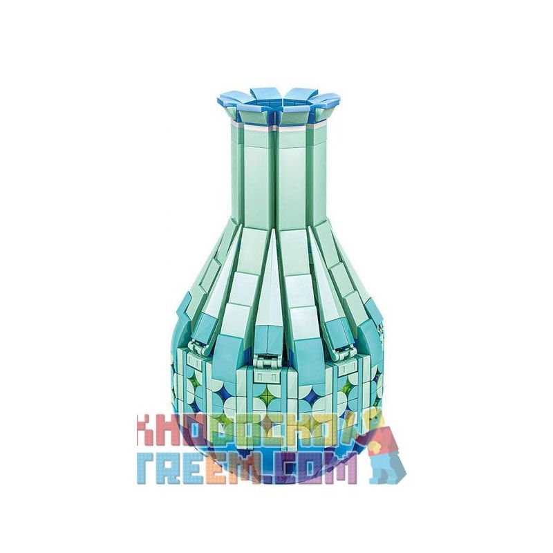 HJLEPIN HJ89001 89001 non  CÁI BÌNH HOA bộ đồ chơi xếp lắp ráp ghép mô hình Creator Expert FLOWER BOTTLE Chuyên Gia Sáng Tạo 862 khối