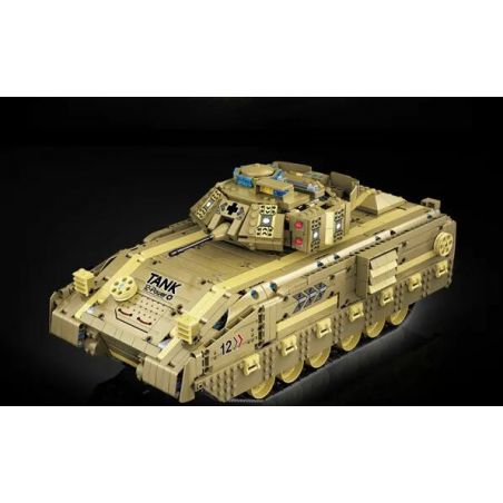 MOYU BLOCK MY86001 86001 non  BỂ BỌC THÉP BỘ BINH M2A2 bộ đồ chơi xếp lắp ráp ghép mô hình  M2A2 TANK Kỹ Thuật Công Nghệ Cao Mô Hình Phương Tiện 1763 khối