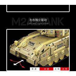 MOYU BLOCK MY86001 86001 non  BỂ BỌC THÉP BỘ BINH M2A2 bộ đồ chơi xếp lắp ráp ghép mô hình  M2A2 TANK Kỹ Thuật Công Nghệ Cao Mô Hình Phương Tiện 1763 khối