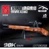MorkModel 051005 Mork Model 051005 non  SÚNG TRƯỜNG BẮN TỈA 98K. bộ đồ chơi xếp lắp ráp ghép mô hình FIREWIRE ALLIANCE 715 khối
