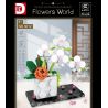 DK 3012 non  HOA LAN 5 MÀU bộ đồ chơi xếp lắp ráp ghép mô hình Creator Expert FLOWERS WORLD Chuyên Gia Sáng Tạo 267 khối
