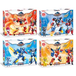 ZHEGAO ZG0112-2 0112-2 ZG0112-3 0112-3 ZG0112-4 0112-4 ZG0112-1 0112-1 non  4 ÁO GIÁP YANLONG LỬA SẤM SÉT THUNDERBOLT CRIT HYUN DRAGON MACHINE KNIGHT bộ đồ chơi xếp lắp ráp ghép mô hình 525 khối