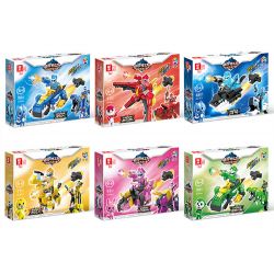 ZHEGAO ZG0108 0108 non  LẤY CHIẾC XE KHỦNG LONG 6 MÁY RỒNG HYUN ARAKA YANLONG TARA SỪNG CUỐI CÙNG ÁO GIÁP CÁNH TAY LALONG TRES DRAGONI MA THUẬT bộ đồ chơi xếp lắp ráp ghép mô hình 580 khối