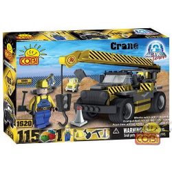 COBI CHARACTER BUILDING 1620 non  MÁY TRỤC bộ đồ chơi xếp lắp ráp ghép mô hình City CRANE Thành Phố 115 khối