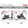 SEMBO 701127 non  GUDE V9 BOBBER. bộ đồ chơi xếp lắp ráp ghép mô hình Motorcycle Motorbike MOTO GUZZI V9 BOBBER Xe Hai Bánh 255 khối