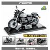 SEMBO 701127 non  GUDE V9 BOBBER. bộ đồ chơi xếp lắp ráp ghép mô hình Motorcycle Motorbike MOTO GUZZI V9 BOBBER Xe Hai Bánh 255 khối