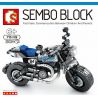 SEMBO 701119 non  DUKADI TRAVELS TỪ TOUR LỊCH bộ đồ chơi xếp lắp ráp ghép mô hình Motorcycle Motorbike DUCATI SCRAMBLER Xe Hai Bánh 201 khối