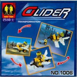 ZEPHYR KNIGHT 1006 non  TÀU LƯỢN bộ đồ chơi xếp lắp ráp ghép mô hình City GLIDER Thành Phố