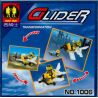 ZEPHYR KNIGHT 1006 non  TÀU LƯỢN bộ đồ chơi xếp lắp ráp ghép mô hình City GLIDER Thành Phố