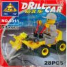 COMPANION 106 Bozhi 6311 non  KHOAN XE bộ đồ chơi xếp lắp ráp ghép mô hình City DRILL CAR Thành Phố 28 khối