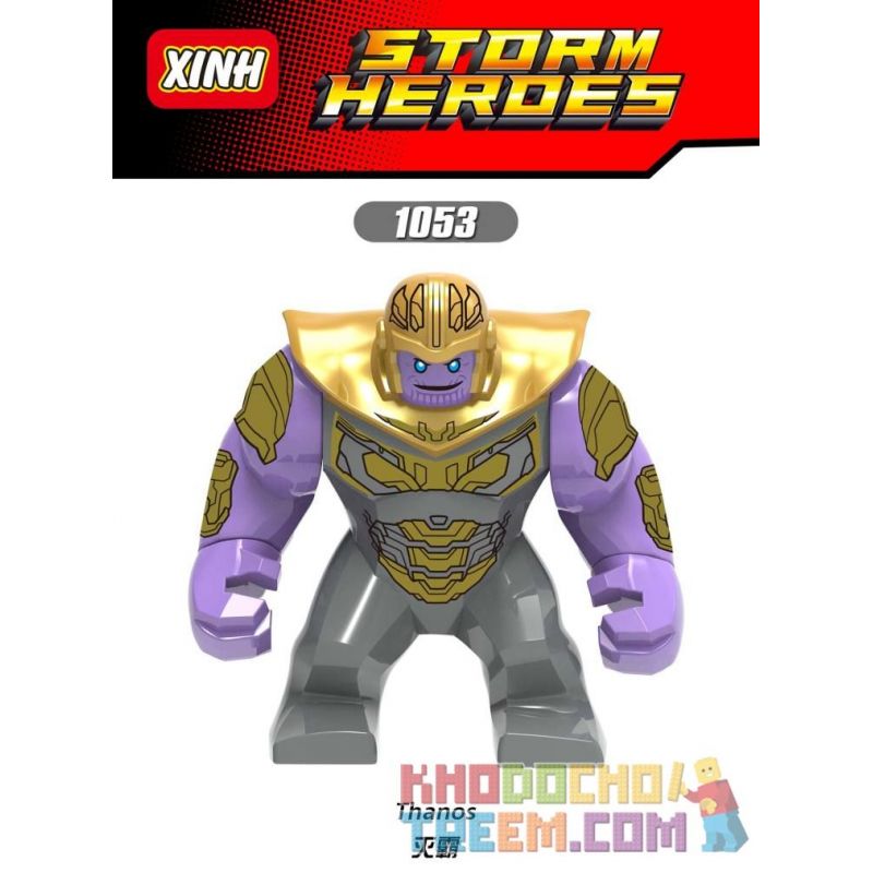 XINH 1053 non  KHÔNG HOÀN HẢO bộ đồ chơi xếp lắp ráp ghép mô hình Marvel Super Heroes THANOS Siêu Anh Hùng Marvel