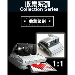 HENGTAI 92042 non  ĐẶT MỘT CAMERA HÌNH ẢNH bộ đồ chơi xếp lắp ráp ghép mô hình Creator Expert INSTANT CAMERA Chuyên Gia Sáng Tạo 797 khối