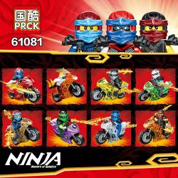 PRCK 61081 non  MÔ HÌNH XE MÁY 8. bộ đồ chơi xếp lắp ráp ghép mô hình The  Ninjago Movie Ninja Lốc Xoáy
