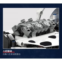 MOYU BLOCK MY88006 88006 non  MAKI-MACHI. bộ đồ chơi xếp lắp ráp ghép mô hình  DALMATIAN MONSTER TRUCK Kỹ Thuật Công Nghệ Cao Mô Hình Phương Tiện 987 khối