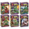LARI BELA 10200 10201 10202 10203 10204 10205 XSZ KSZ 723 non  CÂY RÙA NINJA 6 bộ đồ chơi xếp lắp ráp ghép mô hình Teenage Mutant Ninja Turtles Ninja Rùa