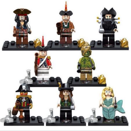 XSZ KSZ 518 non  CARIBBEAN PIRATE. bộ đồ chơi xếp lắp ráp ghép mô hình Pirates Of The Caribbean Cướp Biển Vùng Caribe